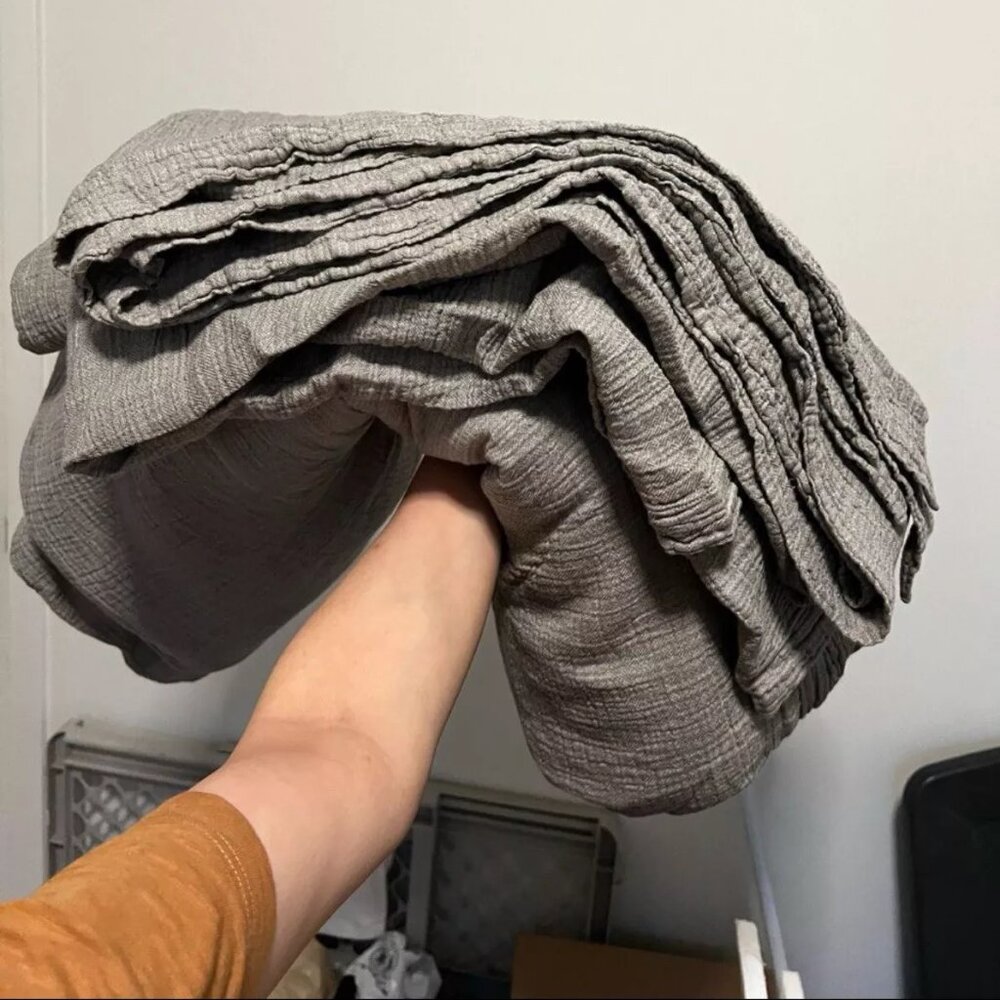 SNOWE Grey King Coverlet Retails $209